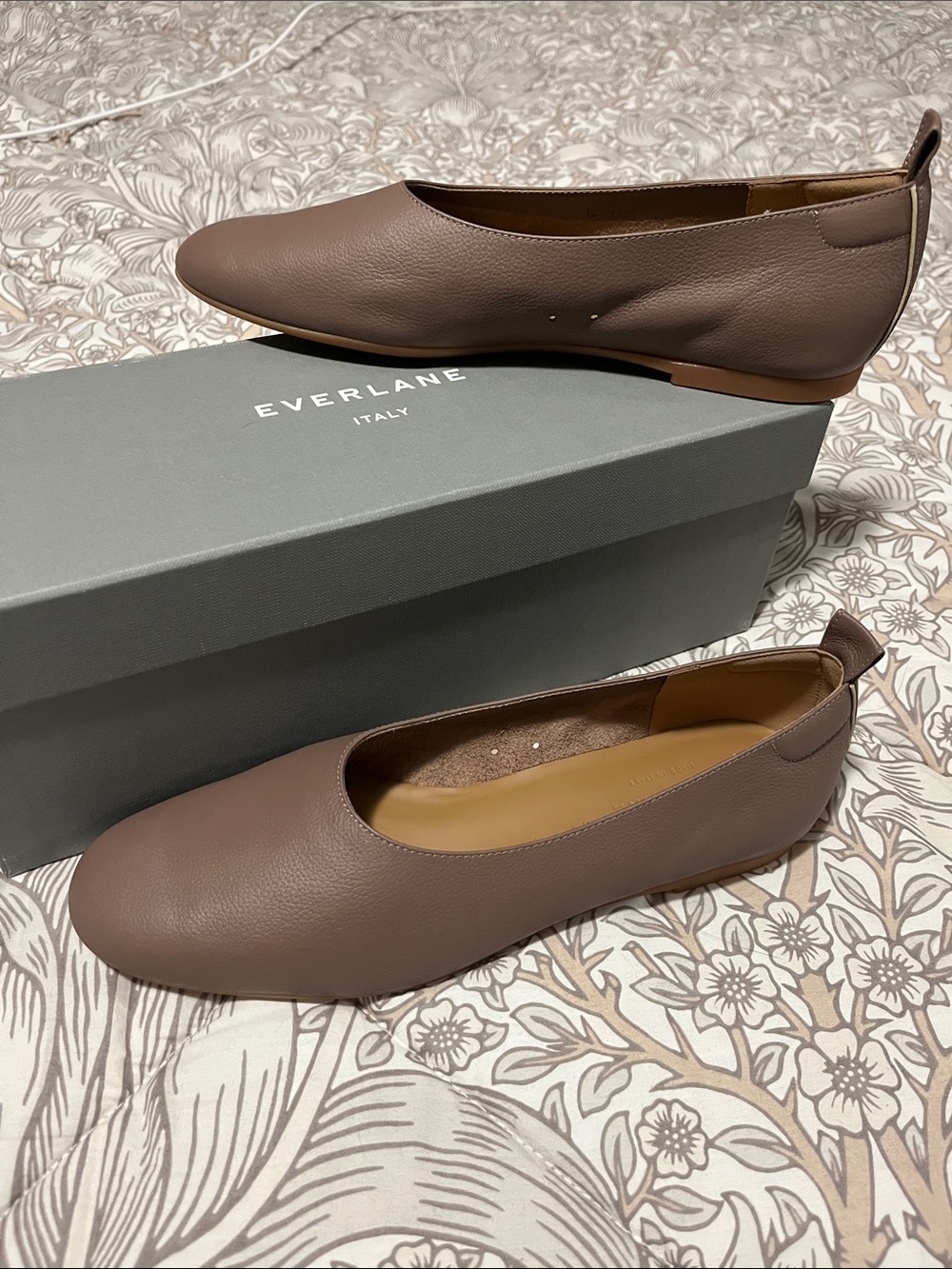 Everlane Brown Leather Dayglove Flats